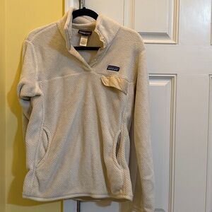 Patagonia Off-White Fleece Pullover